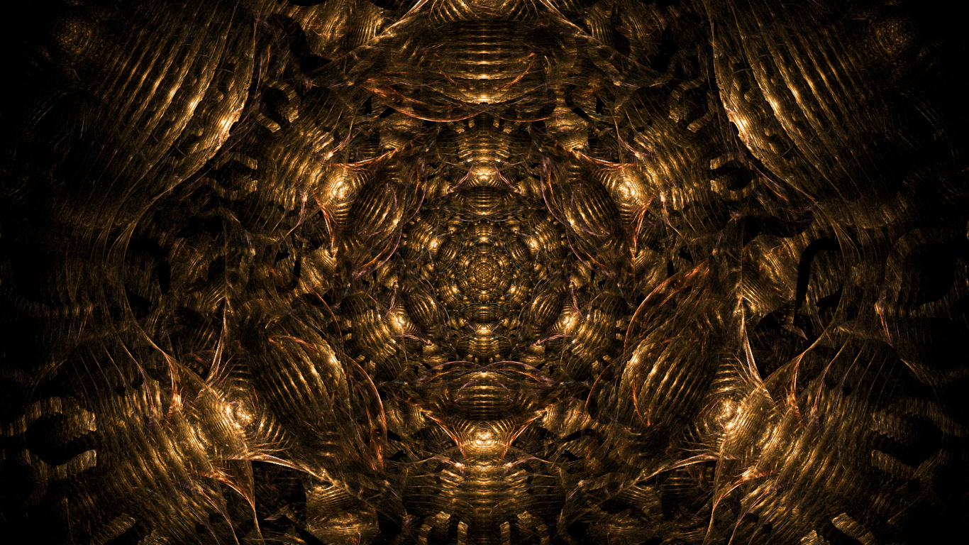 Brown and Black Round Decor. Wallpaper in 1366x768 Resolution