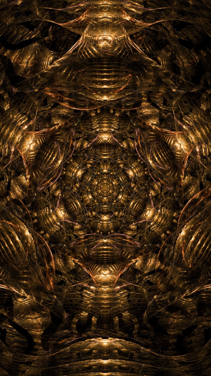 Brown and Black Round Decor. Wallpaper in 720x1280 Resolution