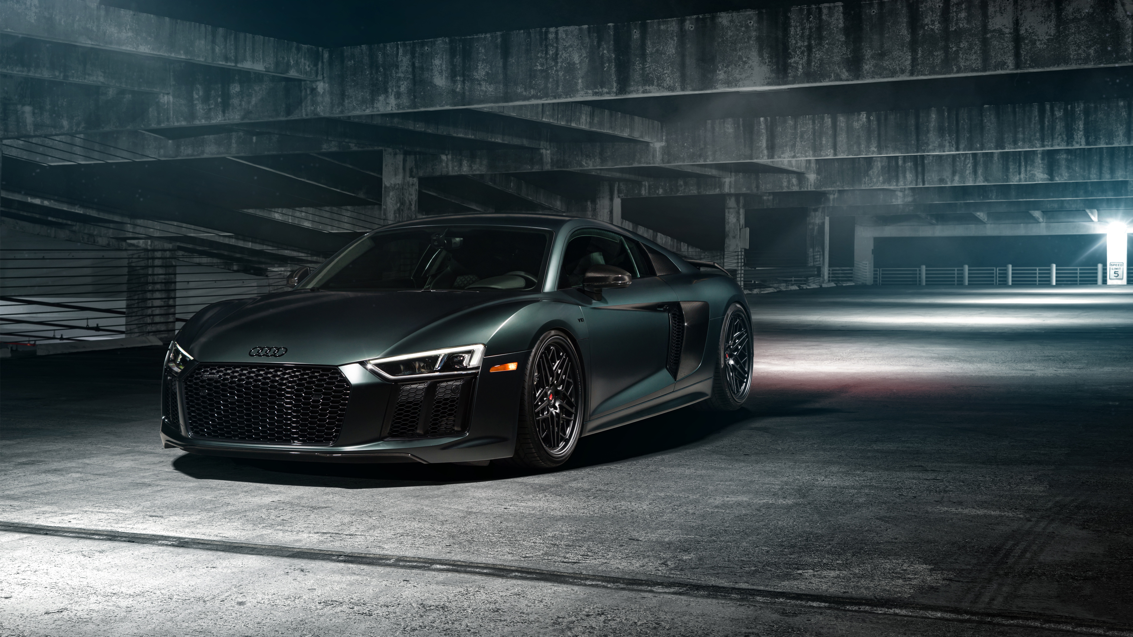 奥迪r8spyder, 奥迪, 铝合金轮毂, Rim, Spyder 壁纸 3840x2160 允许