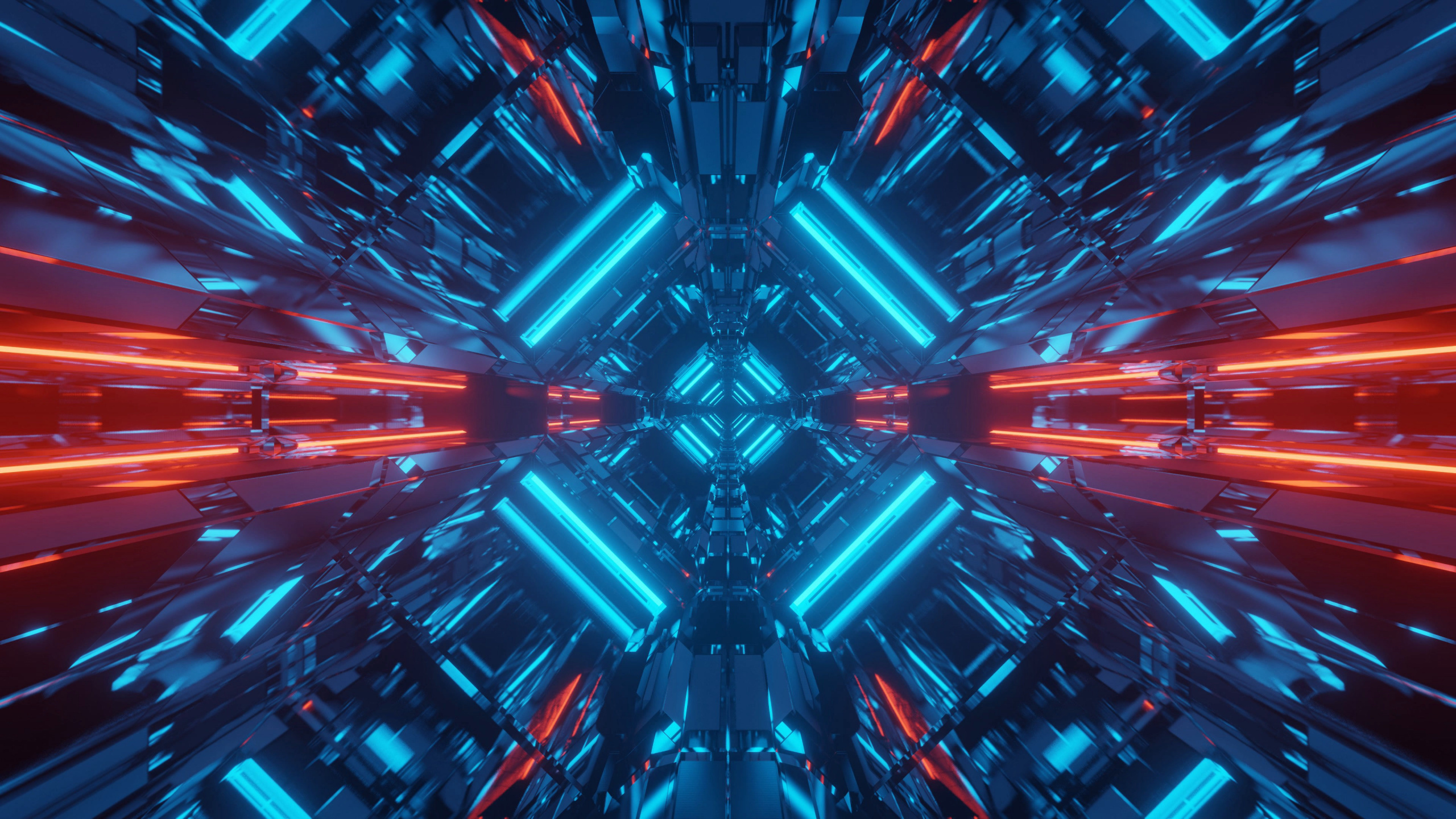 Illustration, la Science-fiction, Graphique, Lumière, Blue. Wallpaper in 2560x1440 Resolution