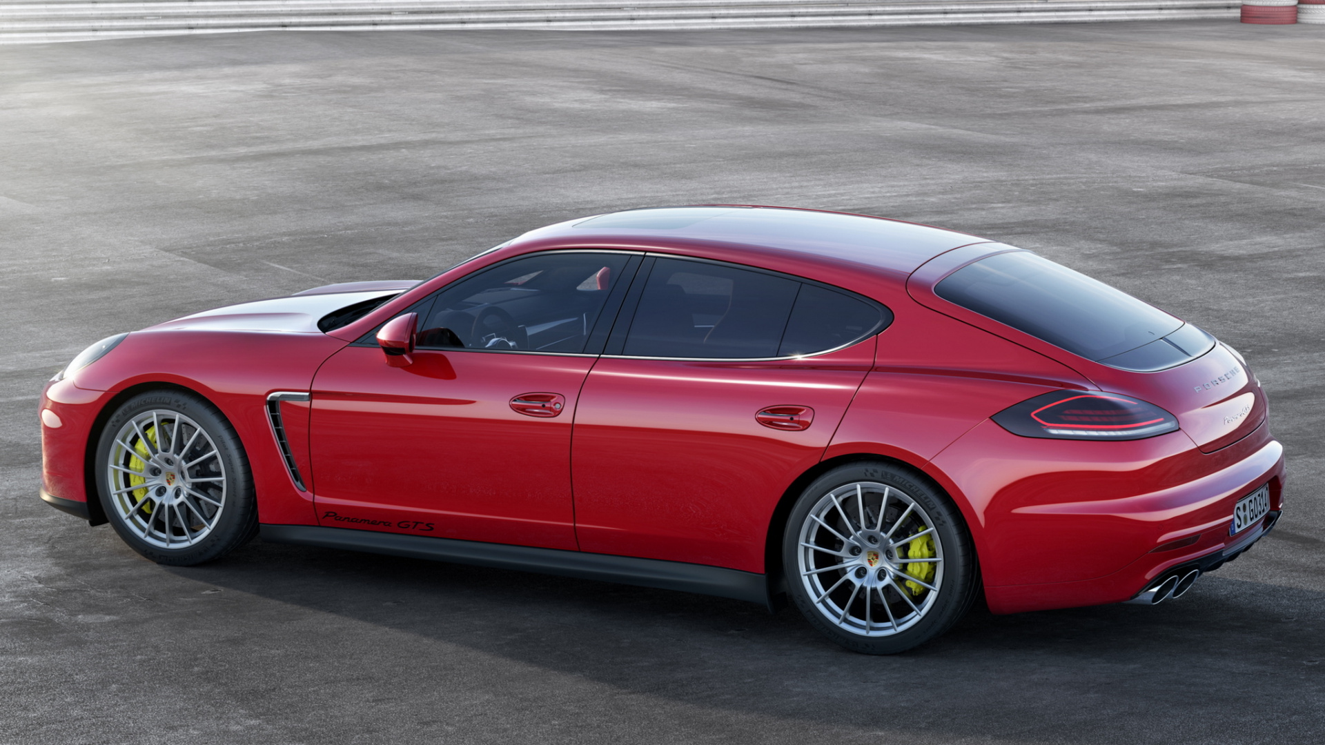 Red Coupe on Gray Asphalt Road During Daytime. Wallpaper in 1920x1080 Resolution