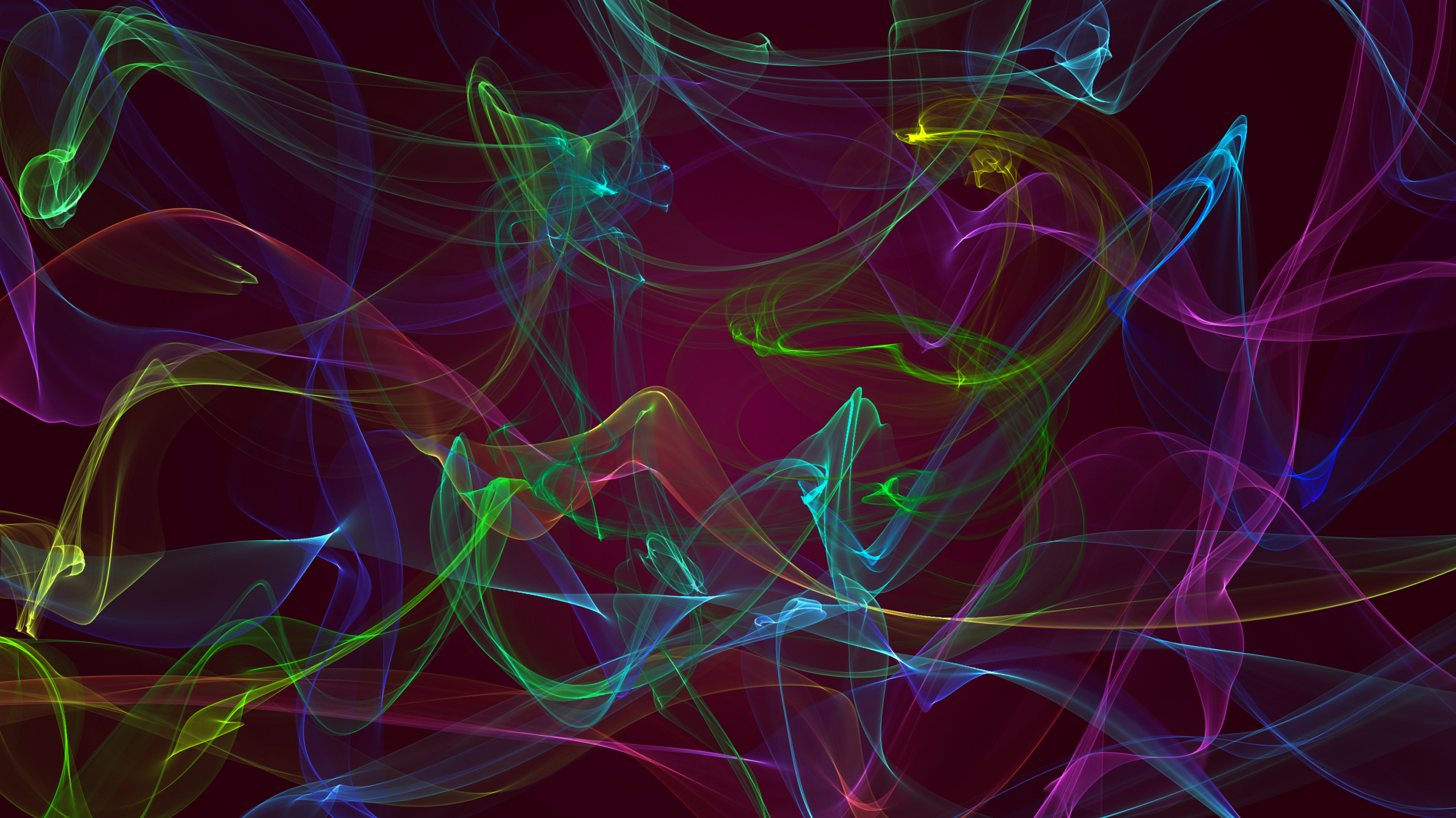 Papel Tapiz Digital de Luz Púrpura y Amarilla. Wallpaper in 2560x1440 Resolution