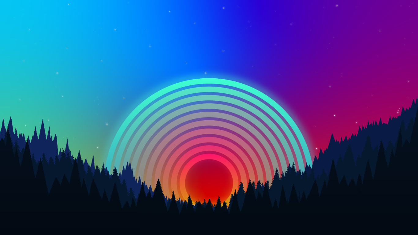 Parc National de Kaziranga, Atmosphère, Paysage Naturel, Purple, Objet Astronomique. Wallpaper in 1366x768 Resolution