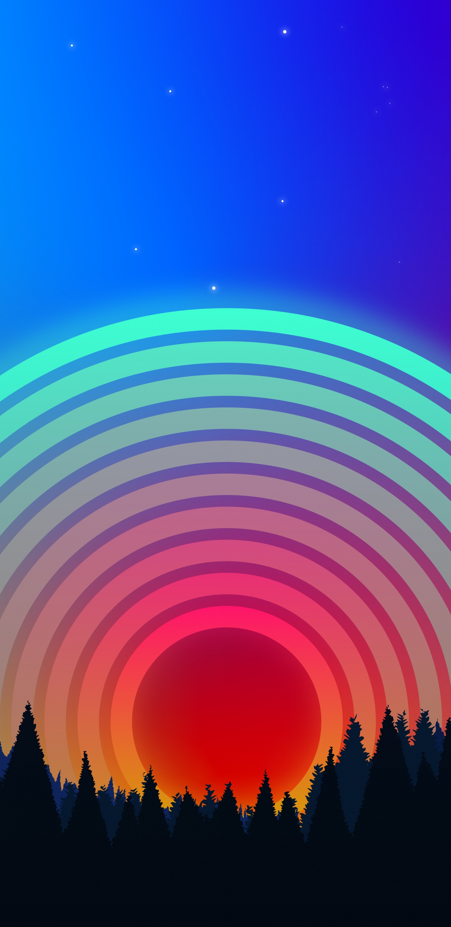 Parc National de Kaziranga, Atmosphère, Paysage Naturel, Purple, Objet Astronomique. Wallpaper in 1440x2960 Resolution