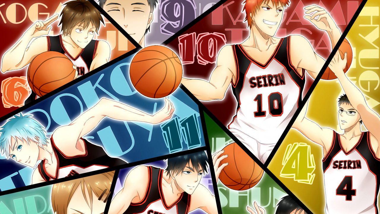 Basketball Players on Basketball Court. Wallpaper in 1280x720 Resolution