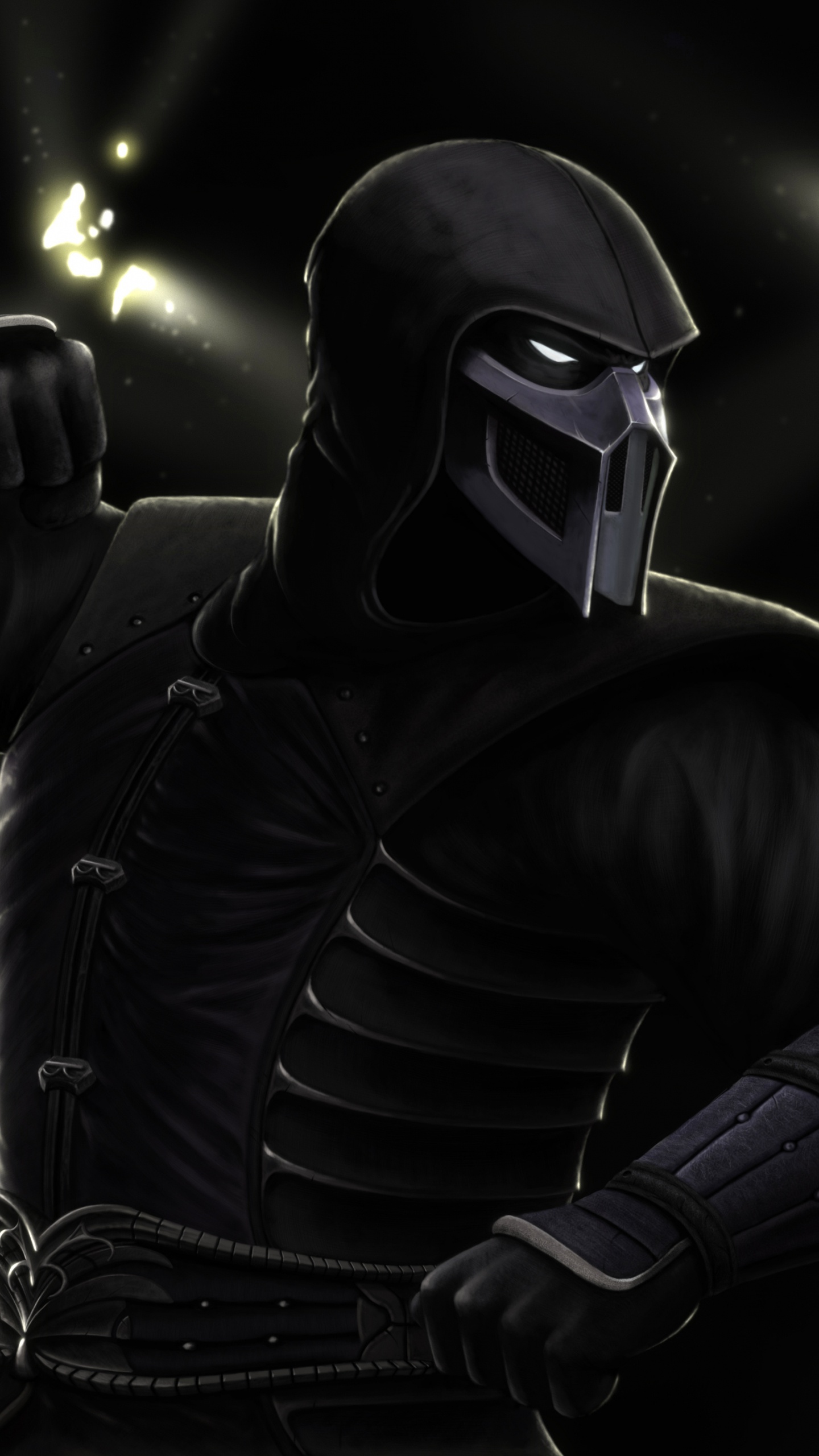 Noob Saibot, Mortal Kombat, Mortal Kombat x, Mortal Kombat 11, Ermac. Wallpaper in 1440x2560 Resolution