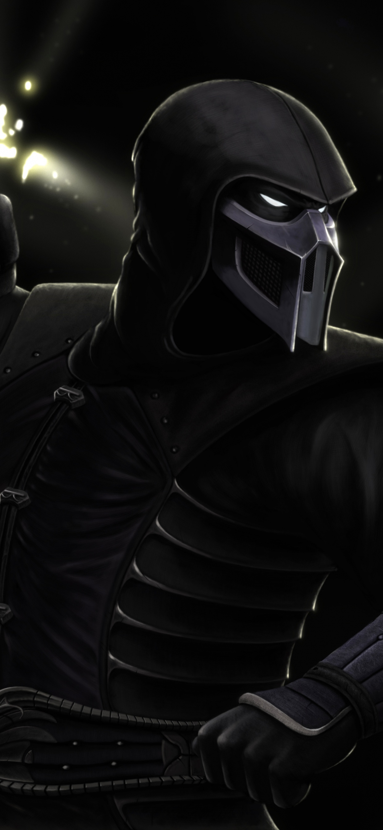 Noob Saibot, Mortal Kombat, Mortal Kombat x, Mortal Kombat 11, Ermac. Wallpaper in 1242x2688 Resolution