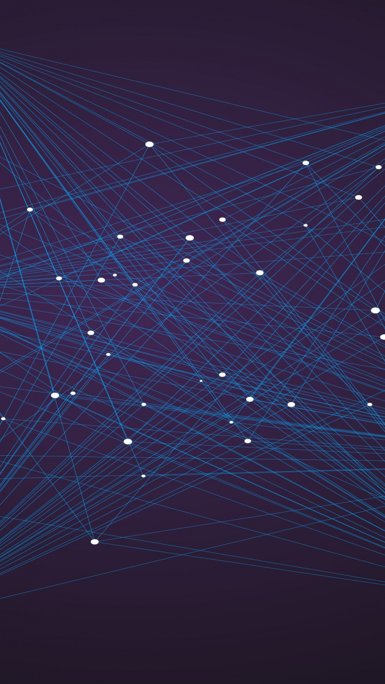 White and Black String Lights. Wallpaper in 750x1334 Resolution