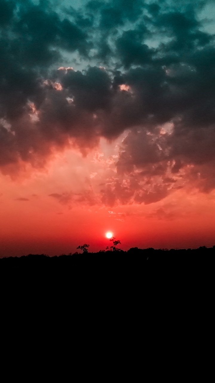 Cloud, Atmosphäre, Ökoregion, Naturlandschaft, Afterglow. Wallpaper in 720x1280 Resolution