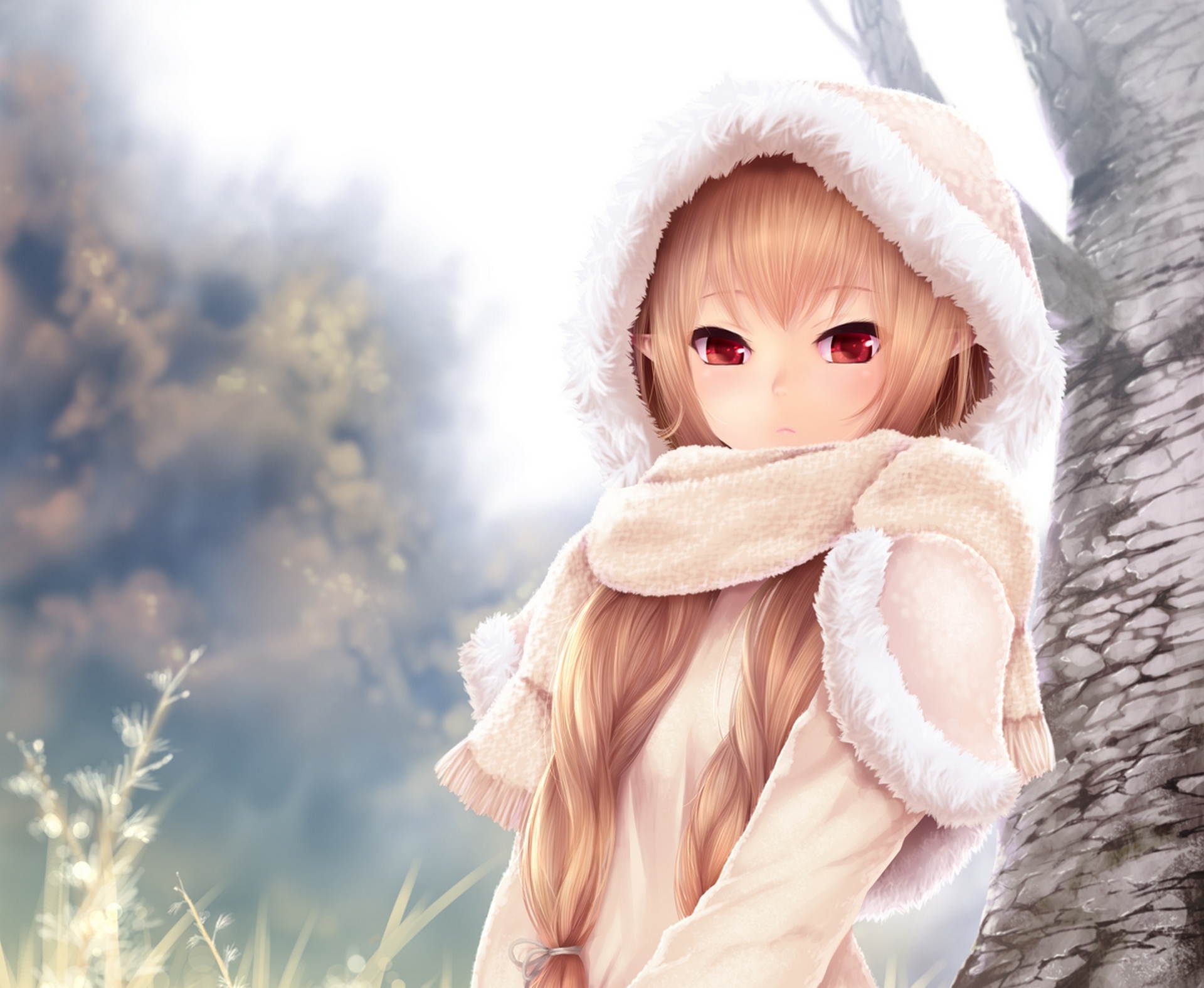 Girl Spice Wolf Winter Cold Forest Dazzling Best Anime In Many Resolutions  HD wallpaper | Pxfuel