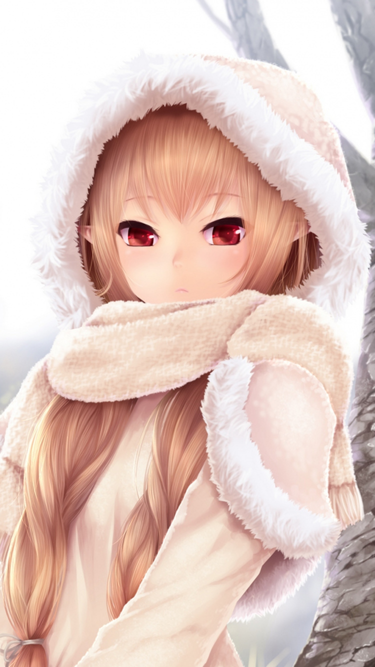 Mädchen im Weißen Hoodie Auf Der Grünen Wiese Tagsüber. Wallpaper in 750x1334 Resolution