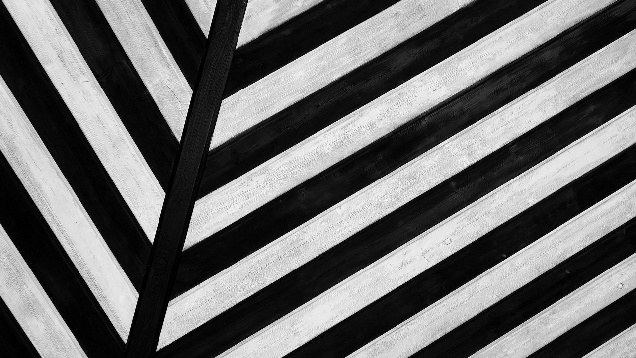 Black and White Striped Textile. Wallpaper in 1280x720 Resolution