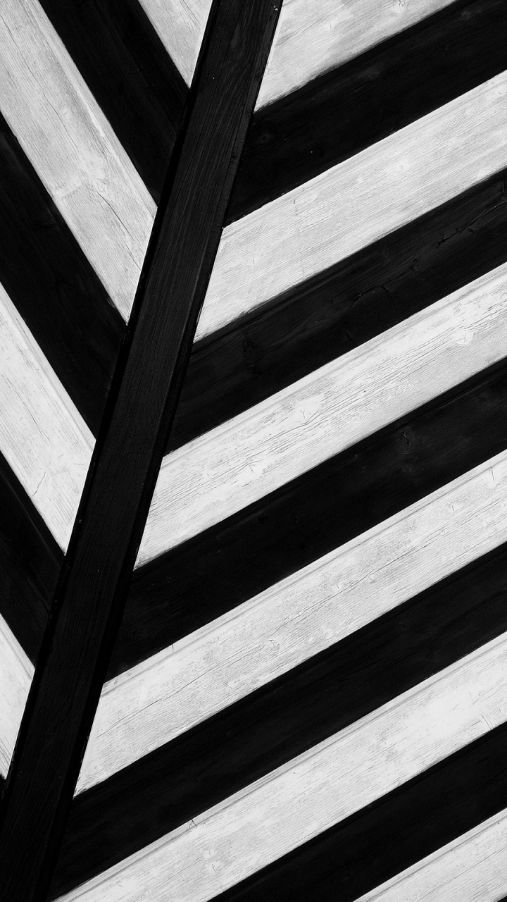 Black and White Striped Textile. Wallpaper in 720x1280 Resolution