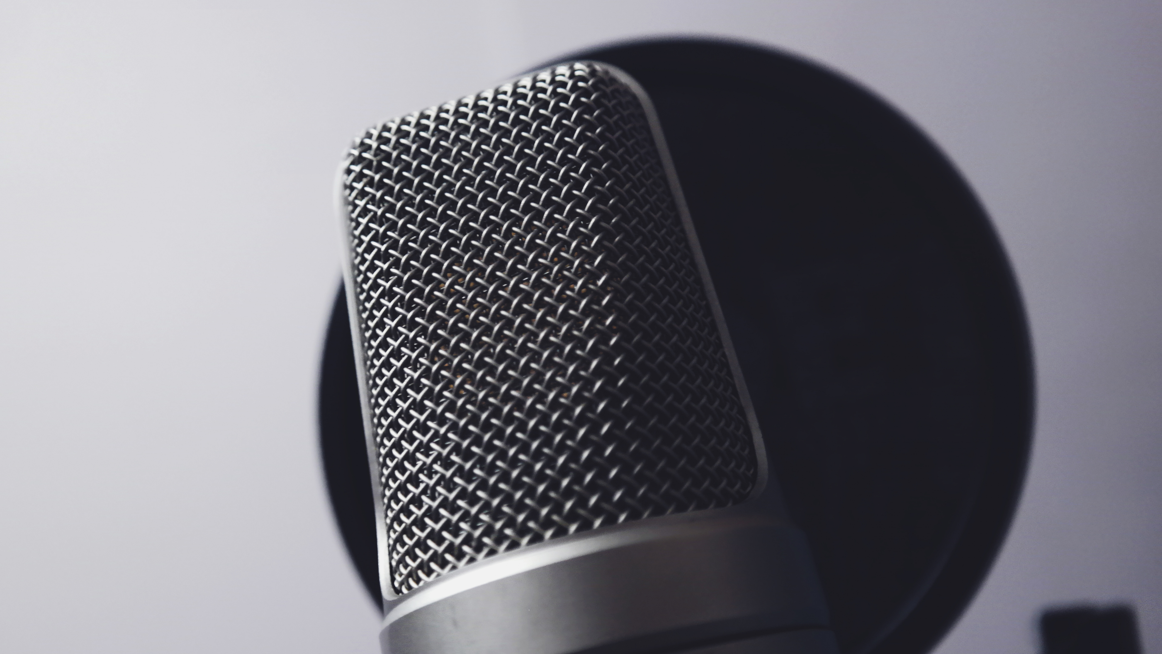 Microphone, Microphone Stand, Sound Recording and Reproduction, Recording Studio, Recording. Wallpaper in 3840x2160 Resolution