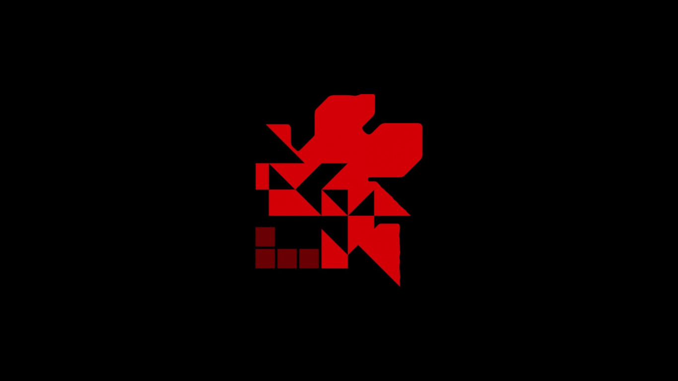 Download 1366x768 Wallpaper Logo, Graphisme, Red, Noir, Texte Logo, Graphisme, Red, Noir, Texte. Wallpaper in 1366x768 Resolution