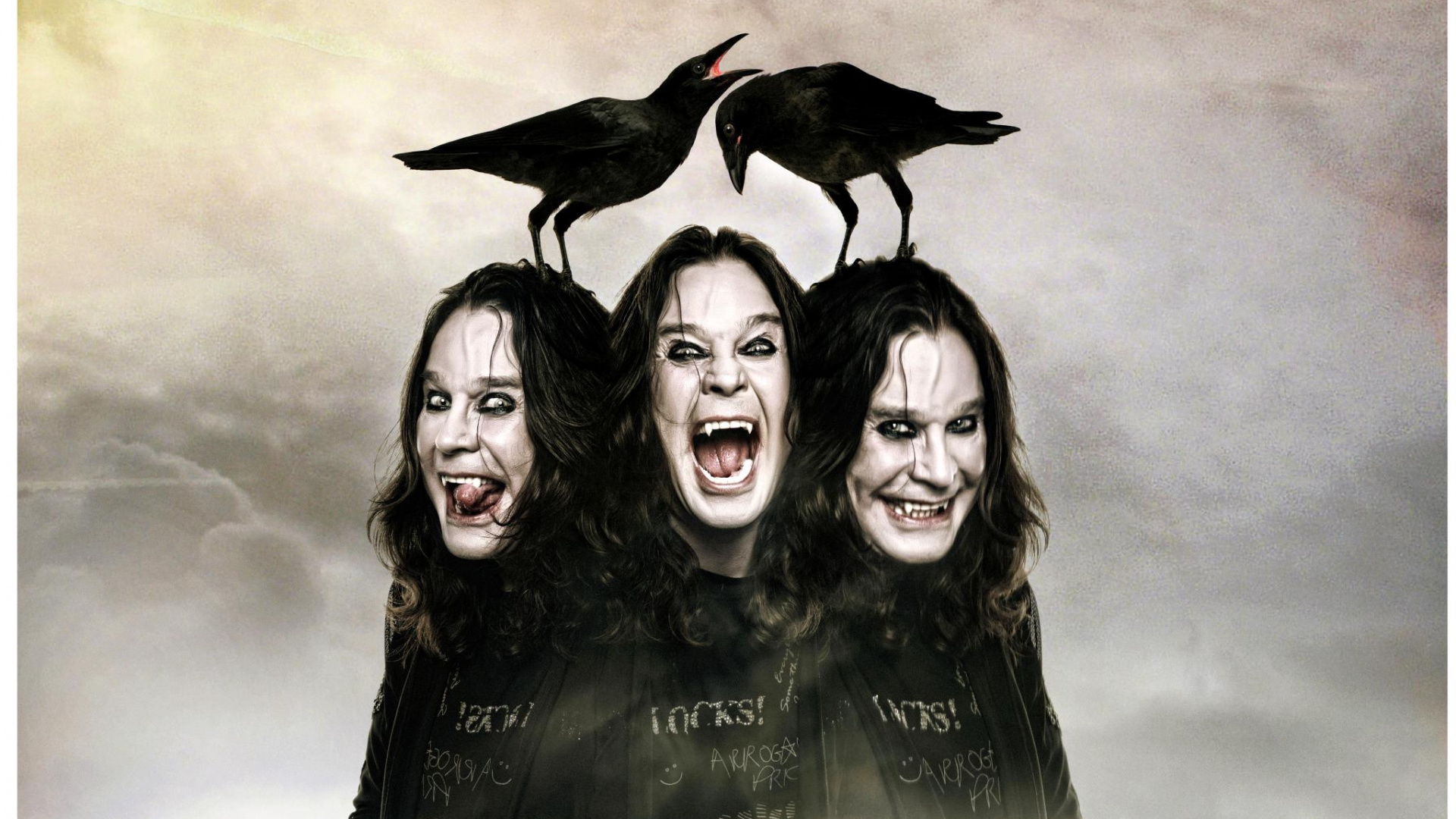 Ozzy Osbourne, Black Sabbath, Lächeln, Ozzfest, Musik. Wallpaper in 1920x1080 Resolution