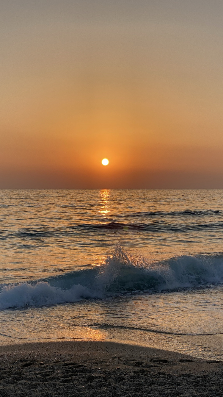 Mer, Voulait, Plage, Appartement, Hébergement. Wallpaper in 750x1334 Resolution