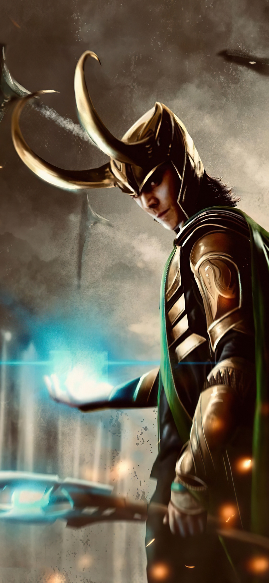 Loki, Sophie di Martino, Art, Chevalier, Armure. Wallpaper in 1125x2436 Resolution
