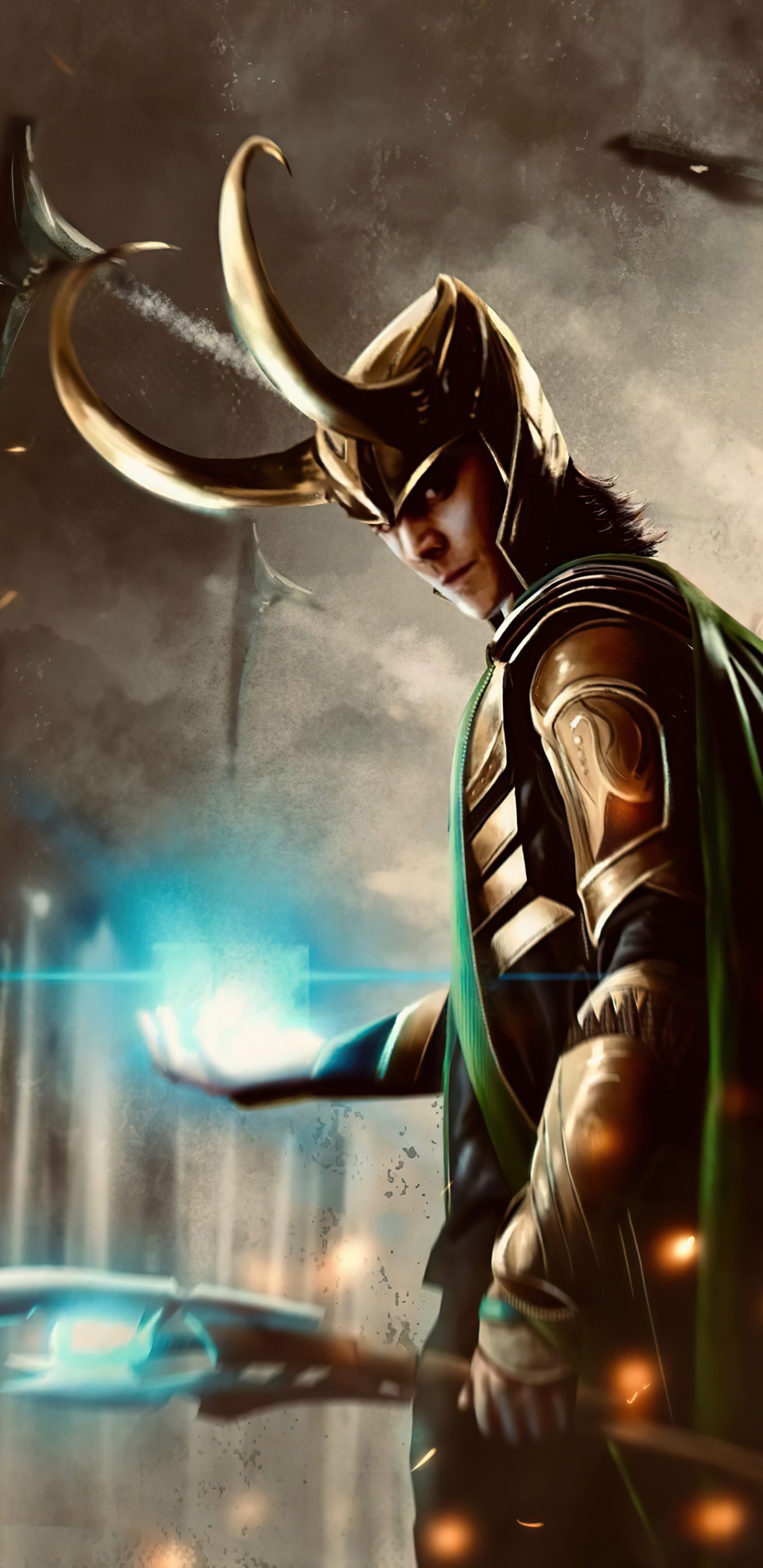 Loki, Sophie di Martino, Art, Chevalier, Armure. Wallpaper in 1440x2960 Resolution