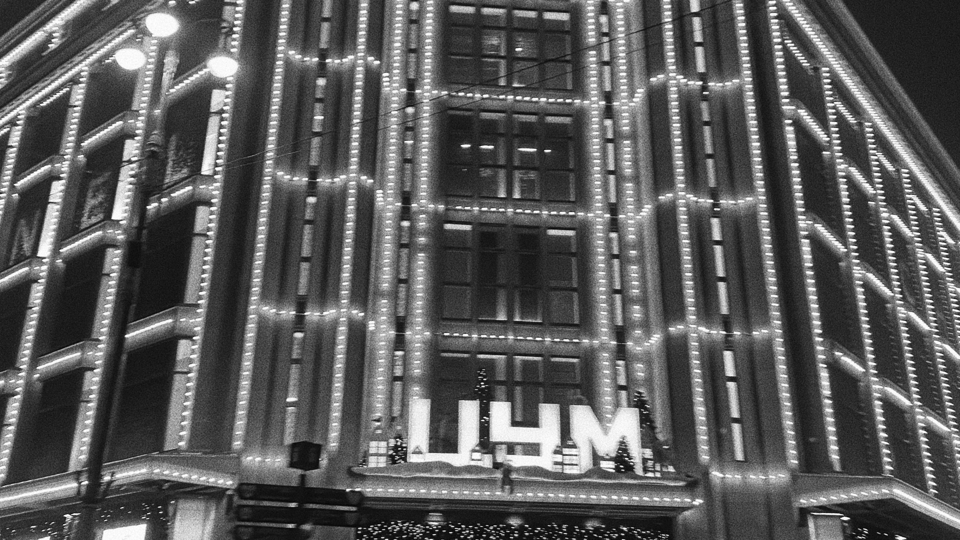 Window, Facade, Metropolis, Night, Building. Wallpaper in 1920x1080 Resolution