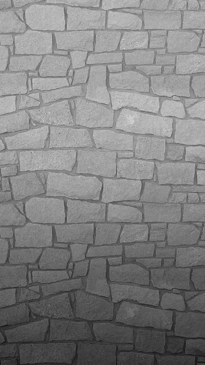 Gray and Black Brick Wall. Wallpaper in 720x1280 Resolution