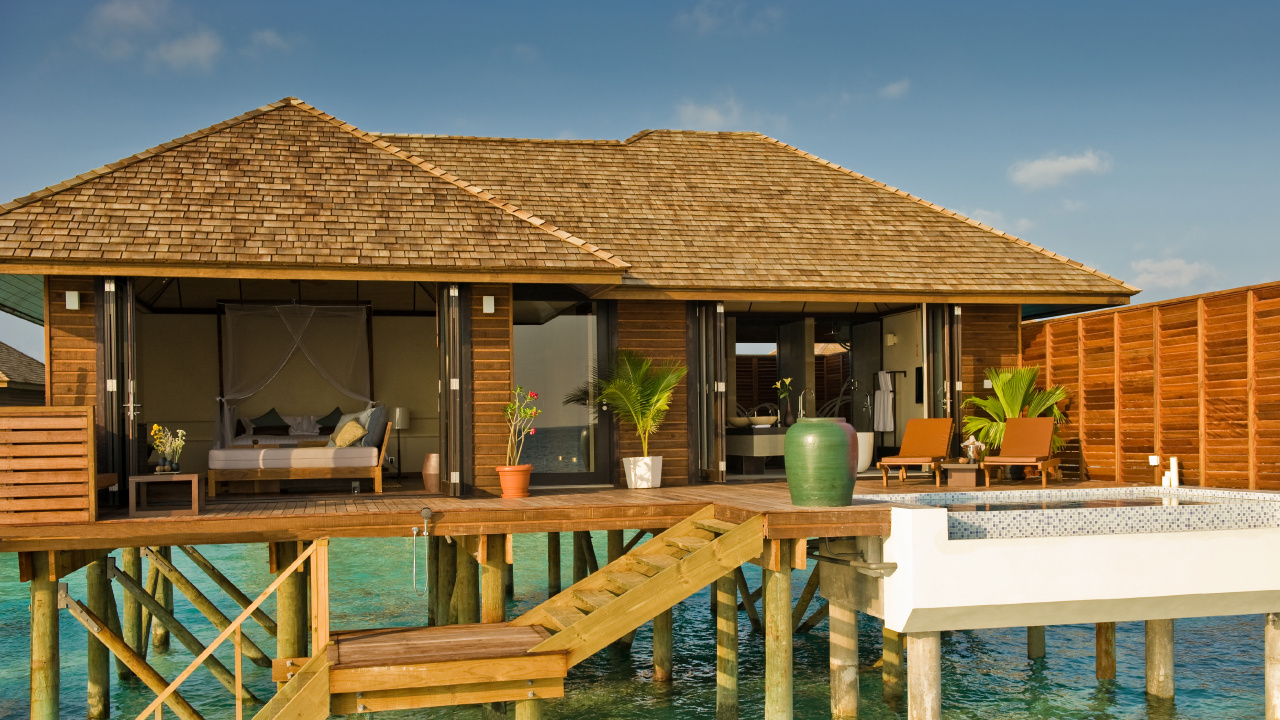 度假村, Spa, 海滨度假胜地, 的房子, 酒店 壁纸 1280x720 允许