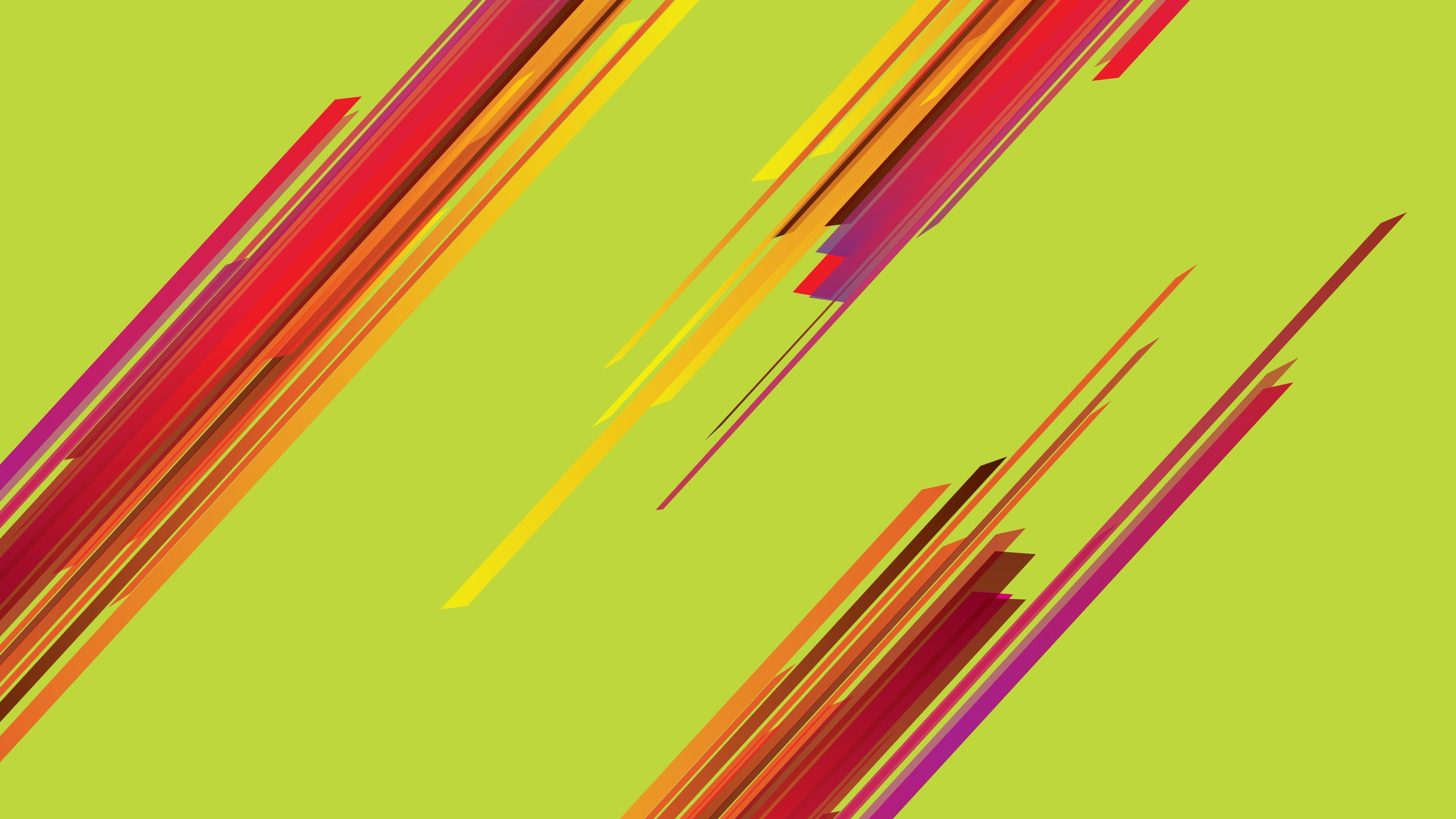 Cuadro Abstracto Rojo Amarillo y Morado. Wallpaper in 2560x1440 Resolution