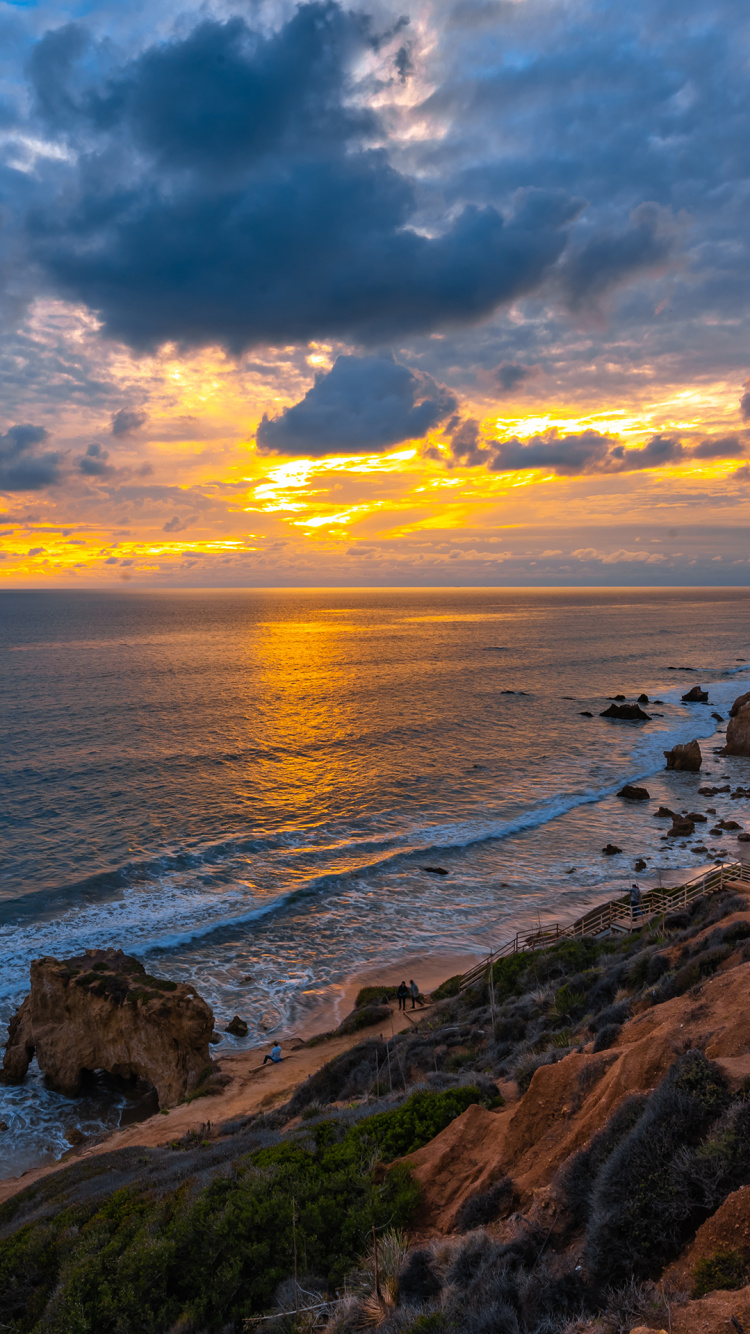 Water, Cloud, Water Resources, Afterglow, Natural Landscape. Wallpaper in 750x1334 Resolution