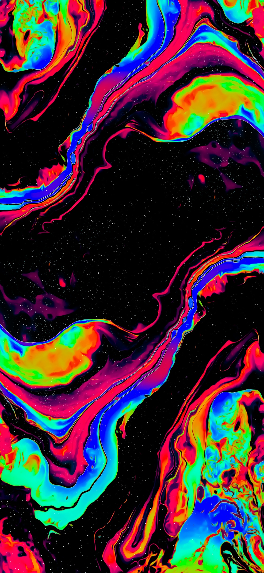 Murciélagos en el Ático Malavida, Arte, Rojo, Magenta, Patrón. Wallpaper in 1125x2436 Resolution