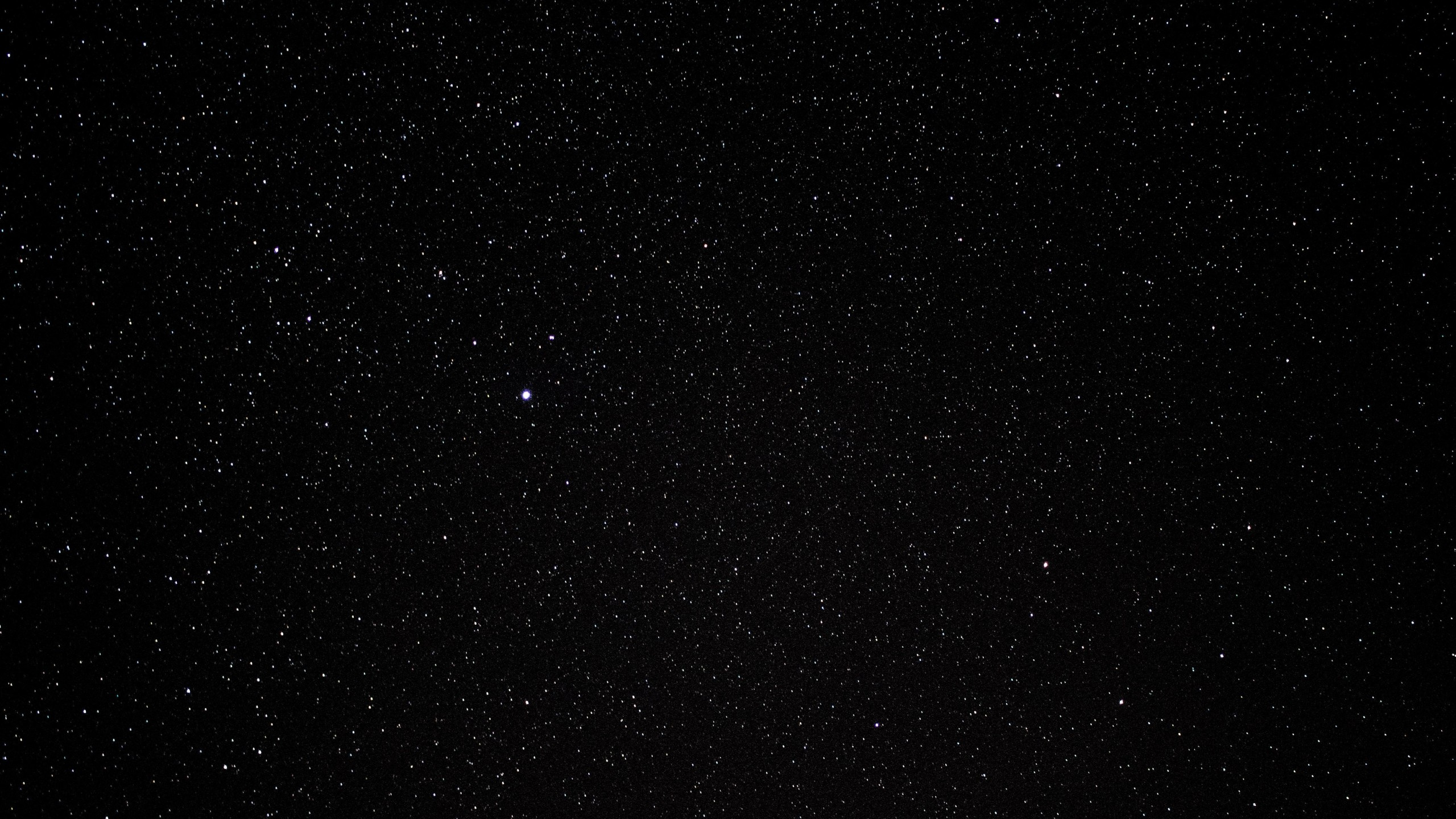 Stars in The Sky During Night Time. Wallpaper in 2560x1440 Resolution