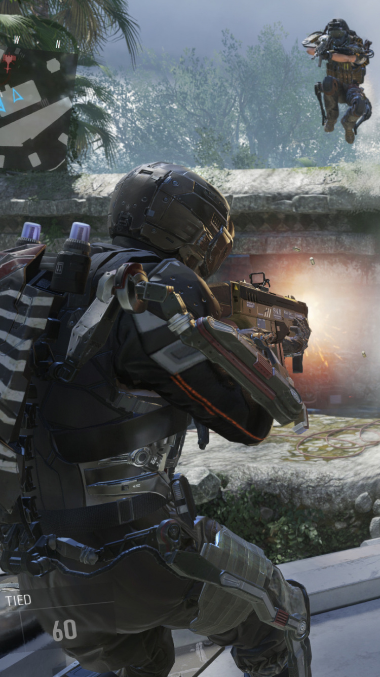 Call of Duty Advanced Warfare, Call of Duty 4 Modern Warfare, Activision, Sledgehammer Games, Jeu Pc. Wallpaper in 750x1334 Resolution