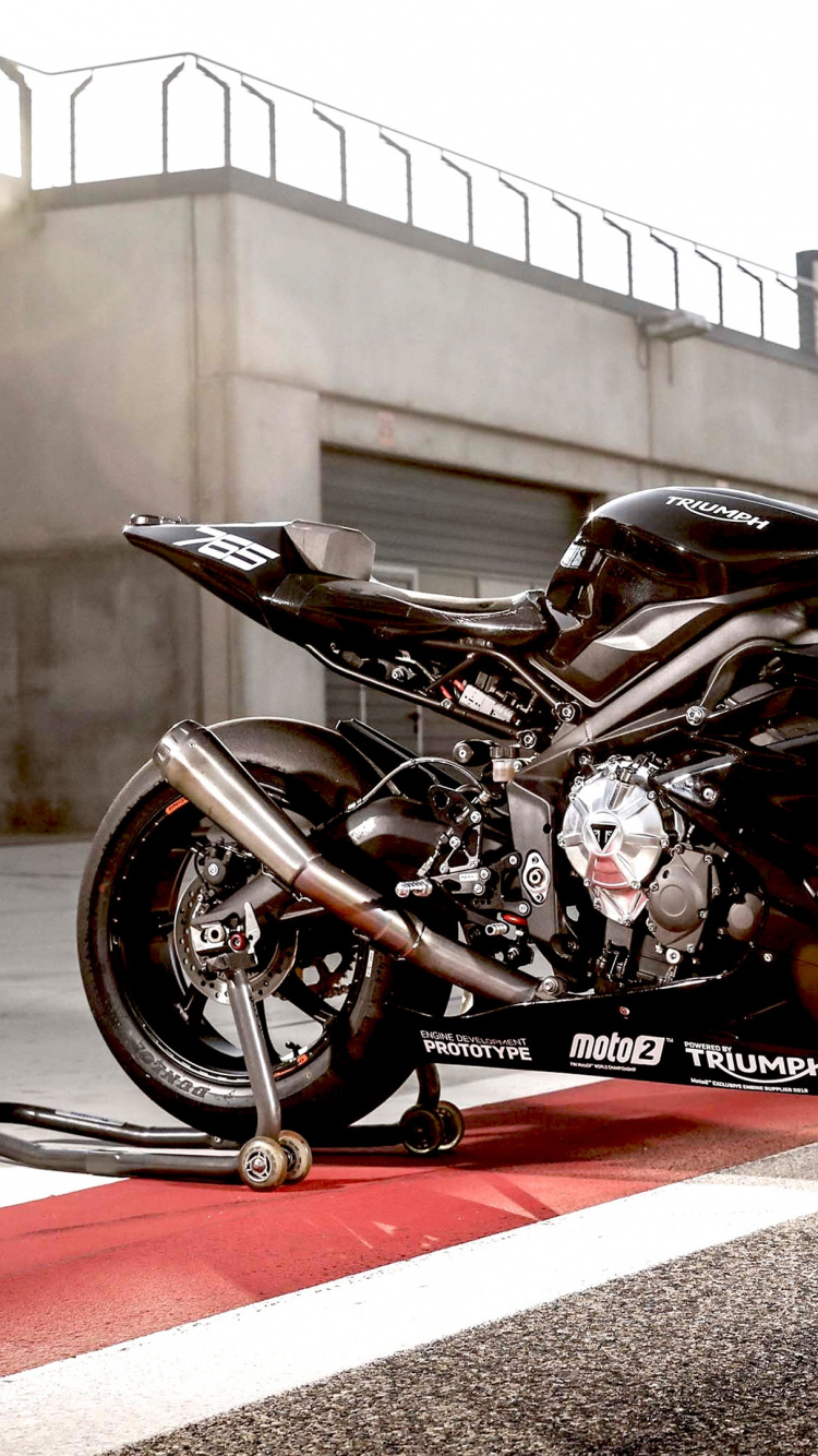 Triumph Motorcycles Ltd, 2019 Moto2 Season, Triumph Daytona, Motorcycle, mv Agusta. Wallpaper in 750x1334 Resolution