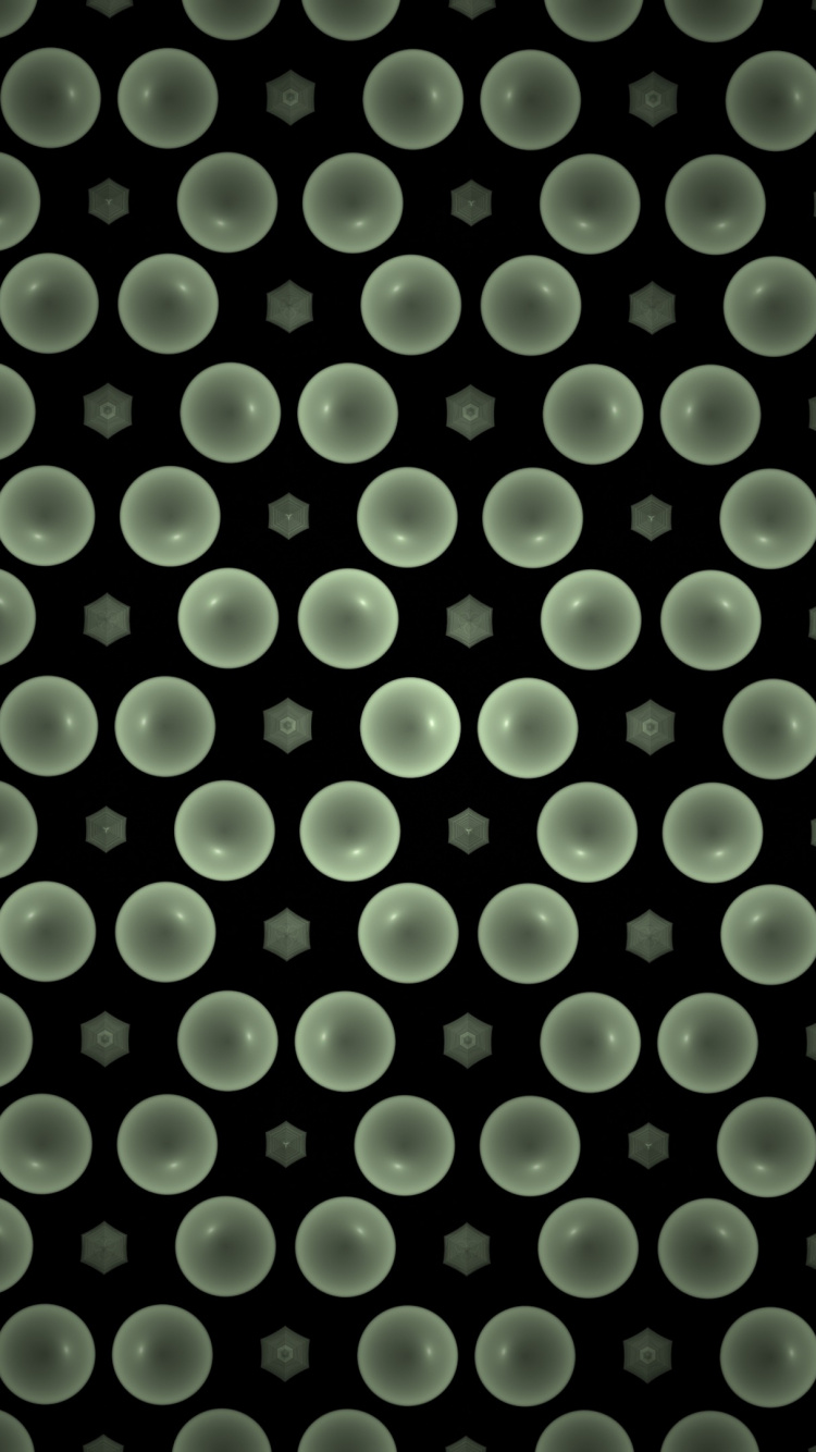 Textil de Lunares en Blanco y Negro. Wallpaper in 750x1334 Resolution