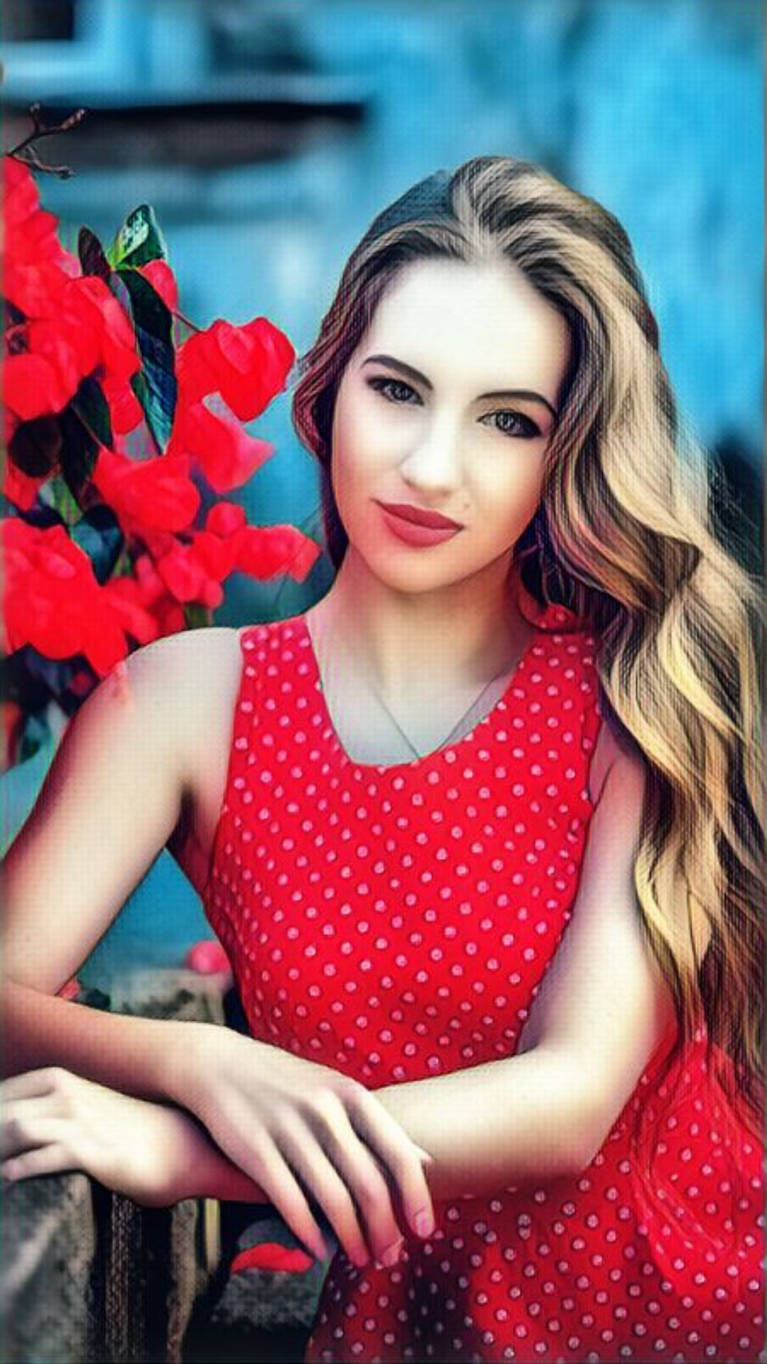 Belleza, Hombro, Labios, Las Pestañas, Cintura. Wallpaper in 1080x1920 Resolution