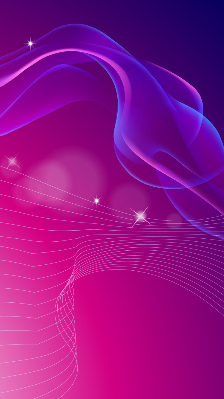 Purple and White Light Illustration. Wallpaper in 750x1334 Resolution