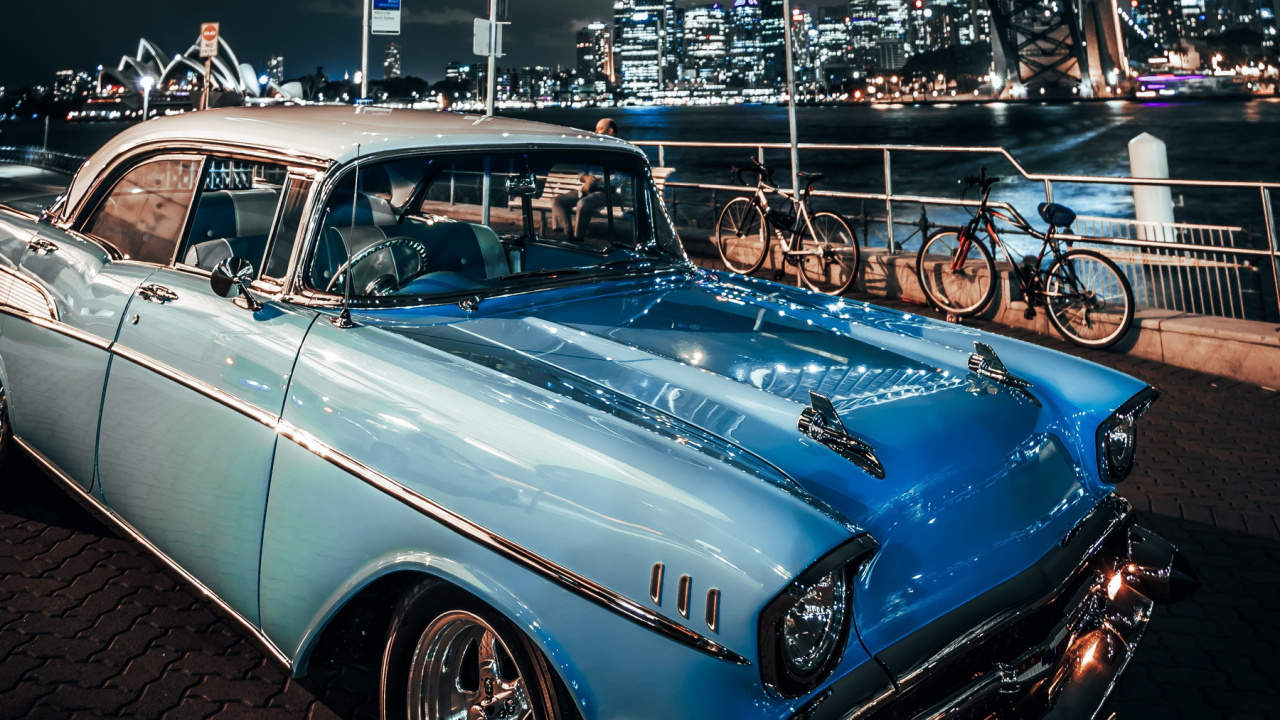 Car, Chevrolet, Oldtimer, Oldsmobile, Oldtimer 442. Wallpaper in 1280x720 Resolution