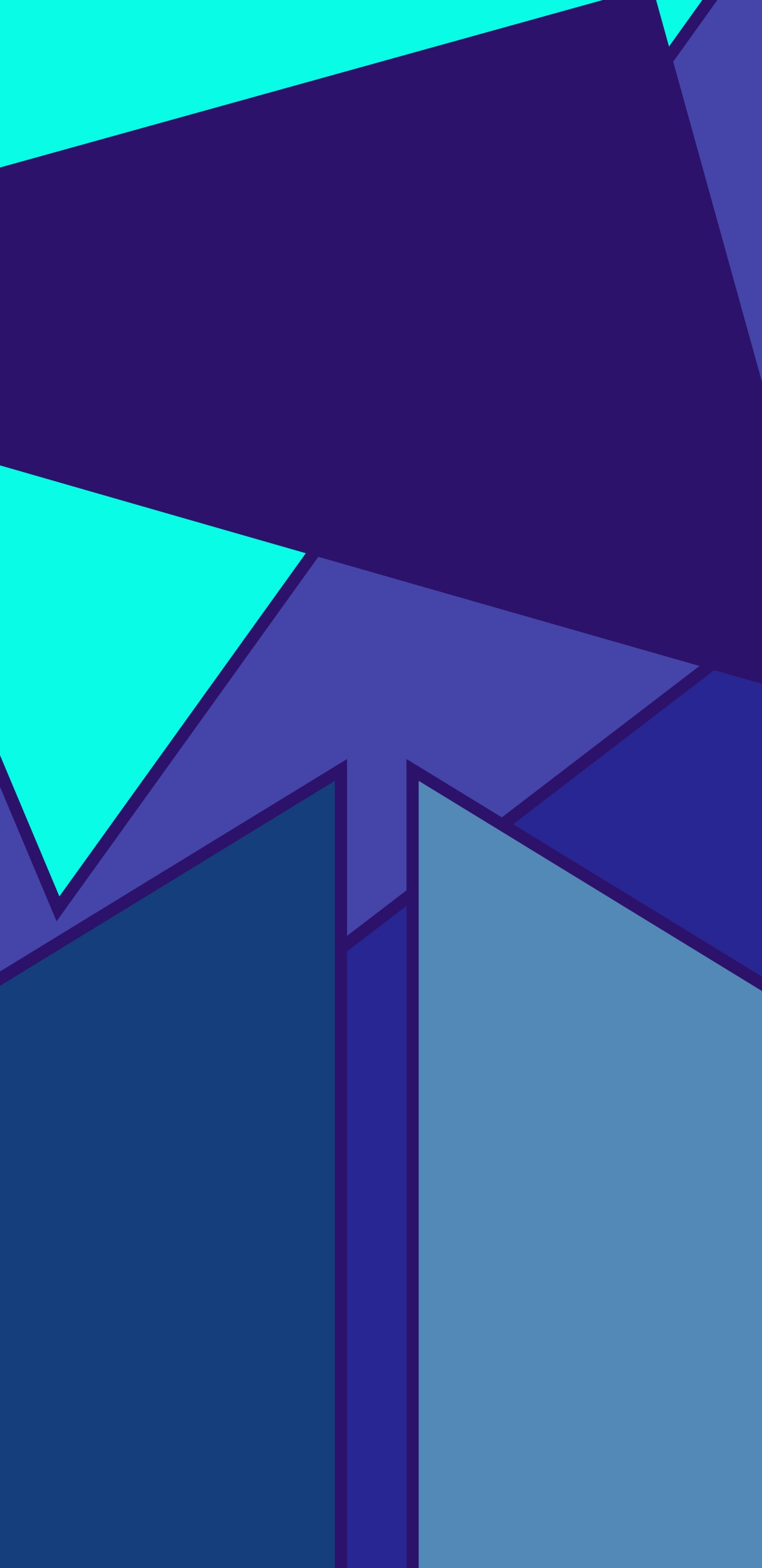 Dreieck, Grafik-design, Azure, Purpur, Rechteck. Wallpaper in 1440x2960 Resolution
