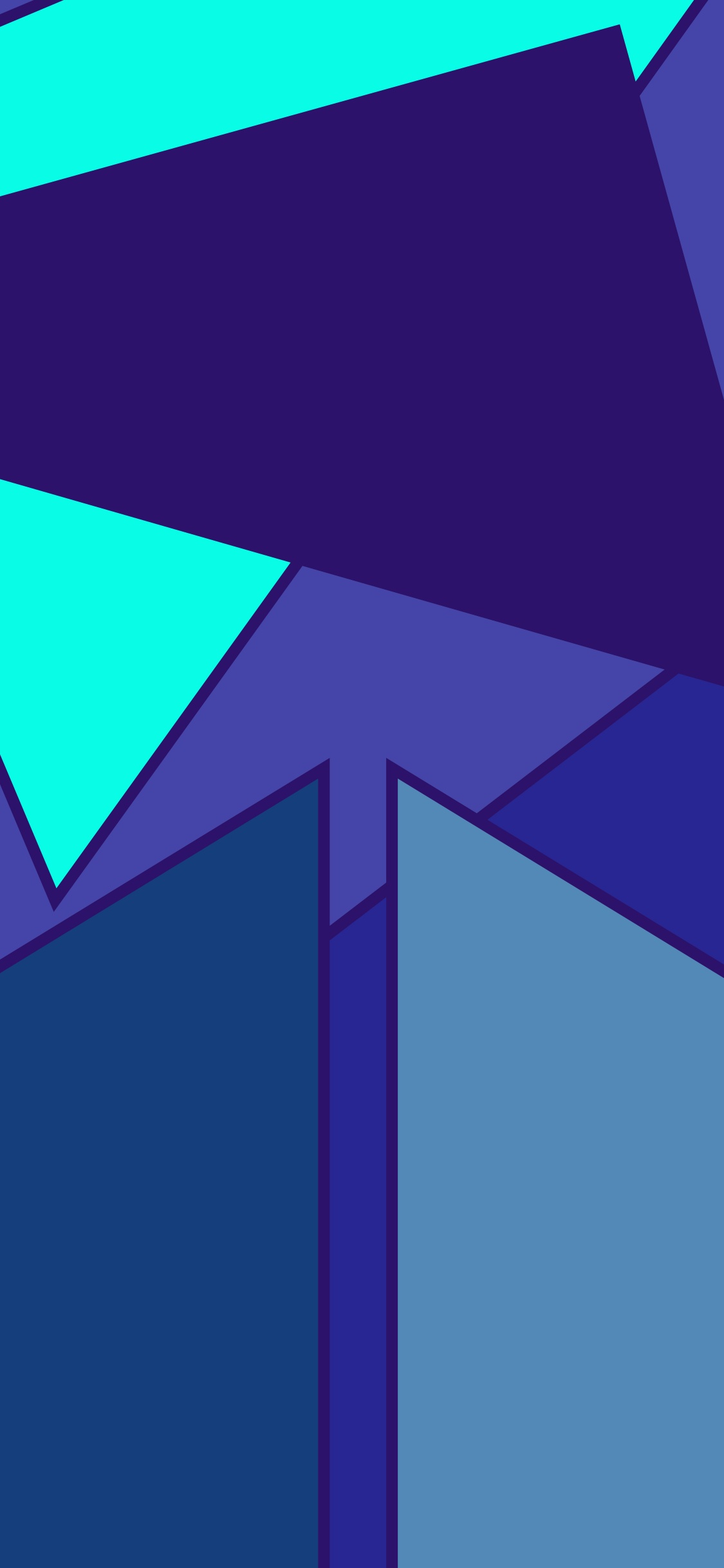 Triangulo, Diseño Gráfico, Azure, Morado, Rectángulo. Wallpaper in 1125x2436 Resolution