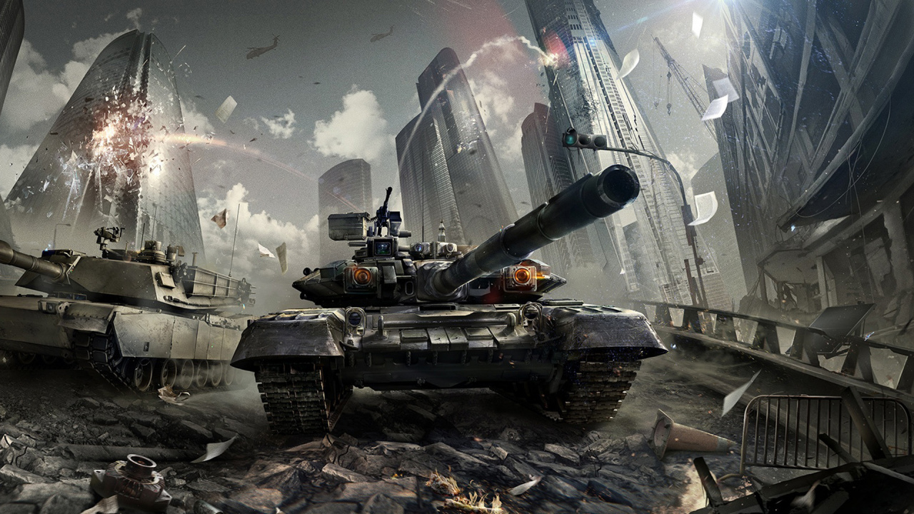 Tank, m1 Abrams, Pc-Spiel, Soldat, t 90. Wallpaper in 1280x720 Resolution