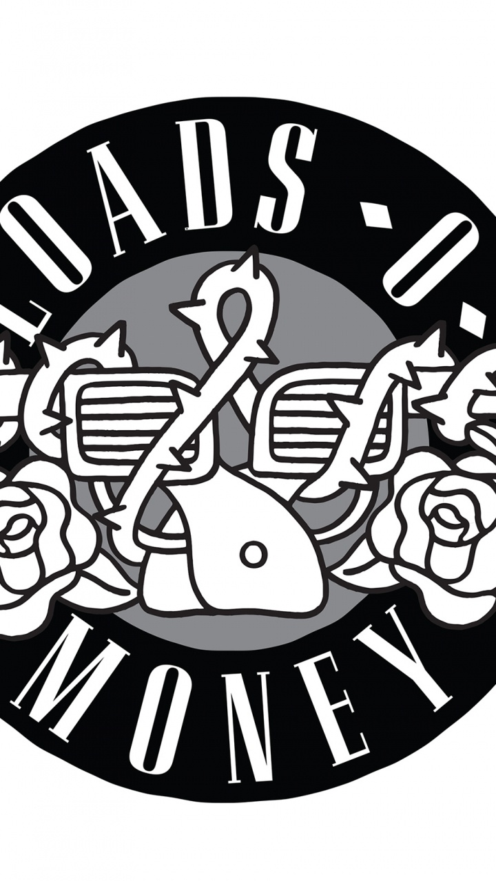 Firmenzeichen, HNK Hajduk Split, Schwarz Und Weiß, Design, Muster. Wallpaper in 720x1280 Resolution