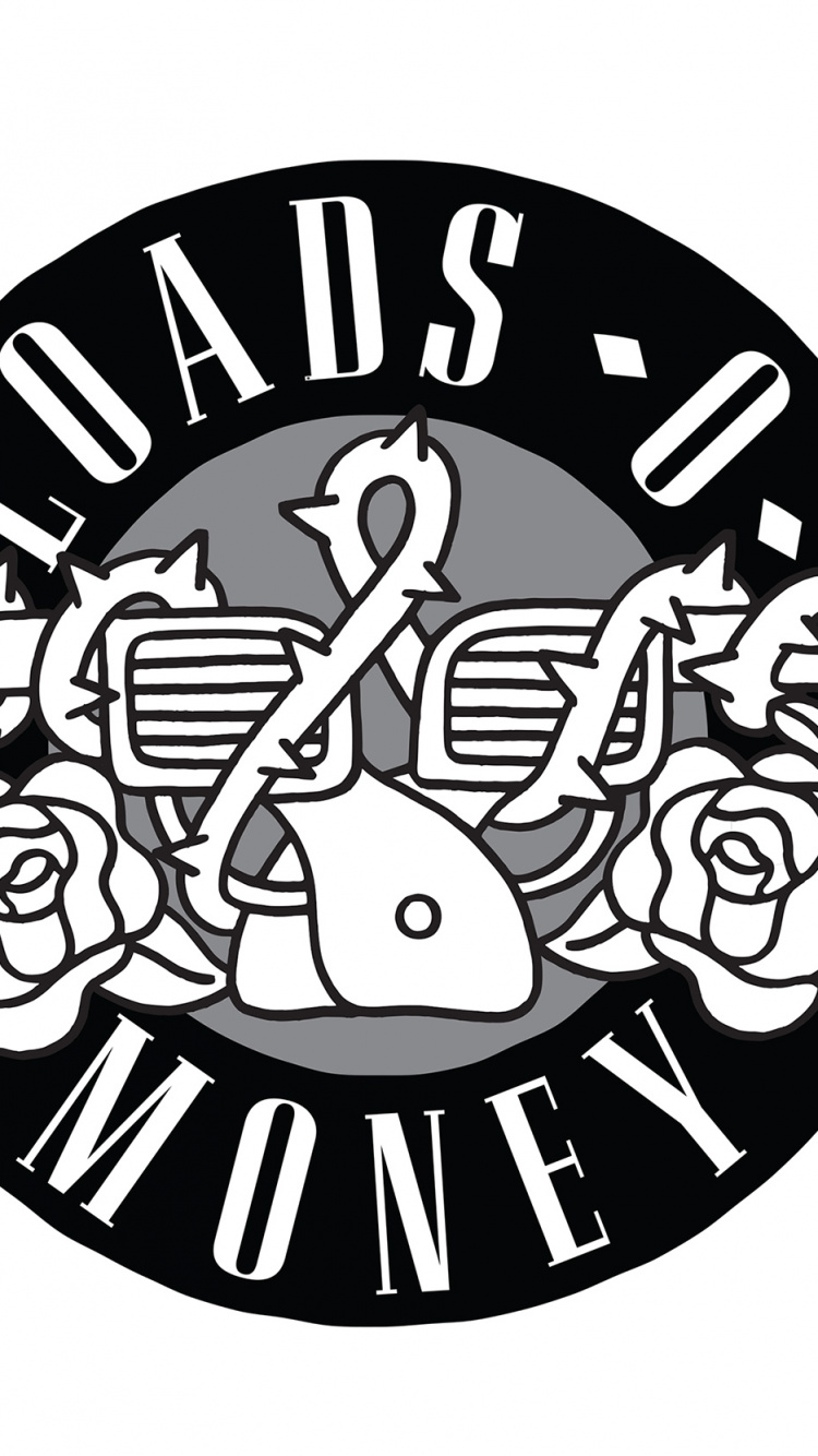 Firmenzeichen, HNK Hajduk Split, Schwarz Und Weiß, Design, Muster. Wallpaper in 750x1334 Resolution