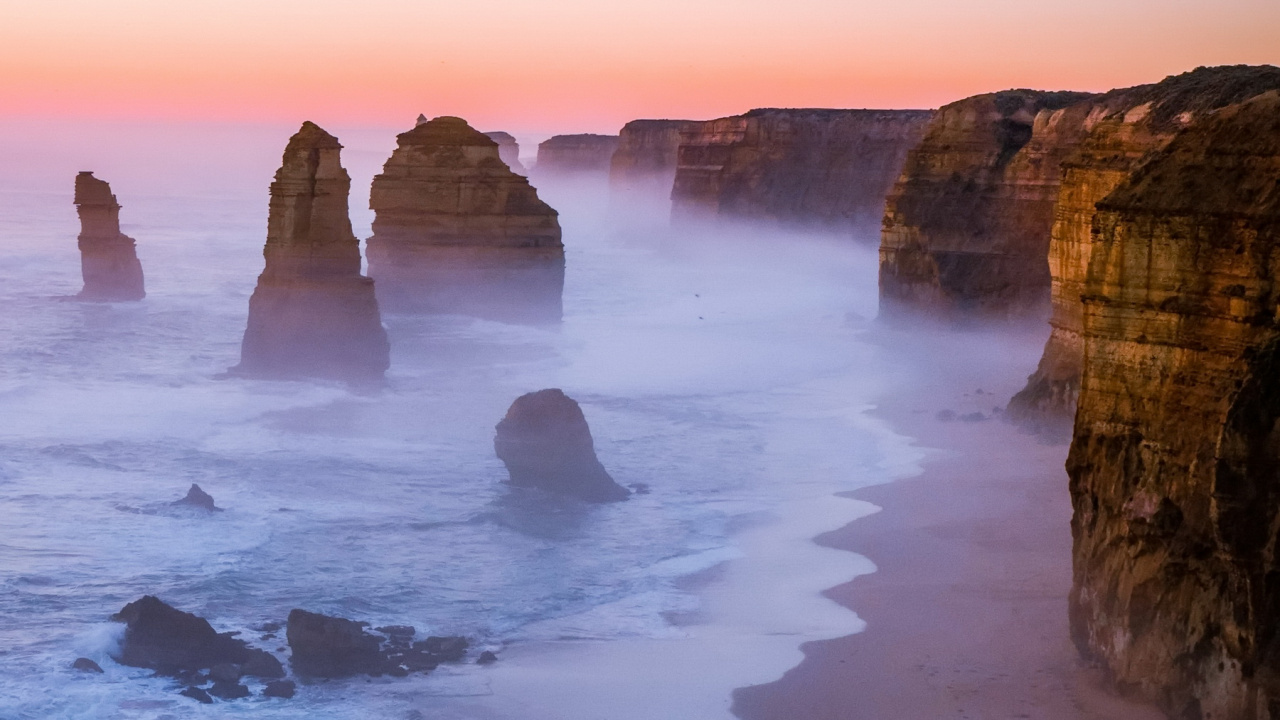 Meer, Küste, Wasser, Wasserressourcen, Naturlandschaft. Wallpaper in 1280x720 Resolution