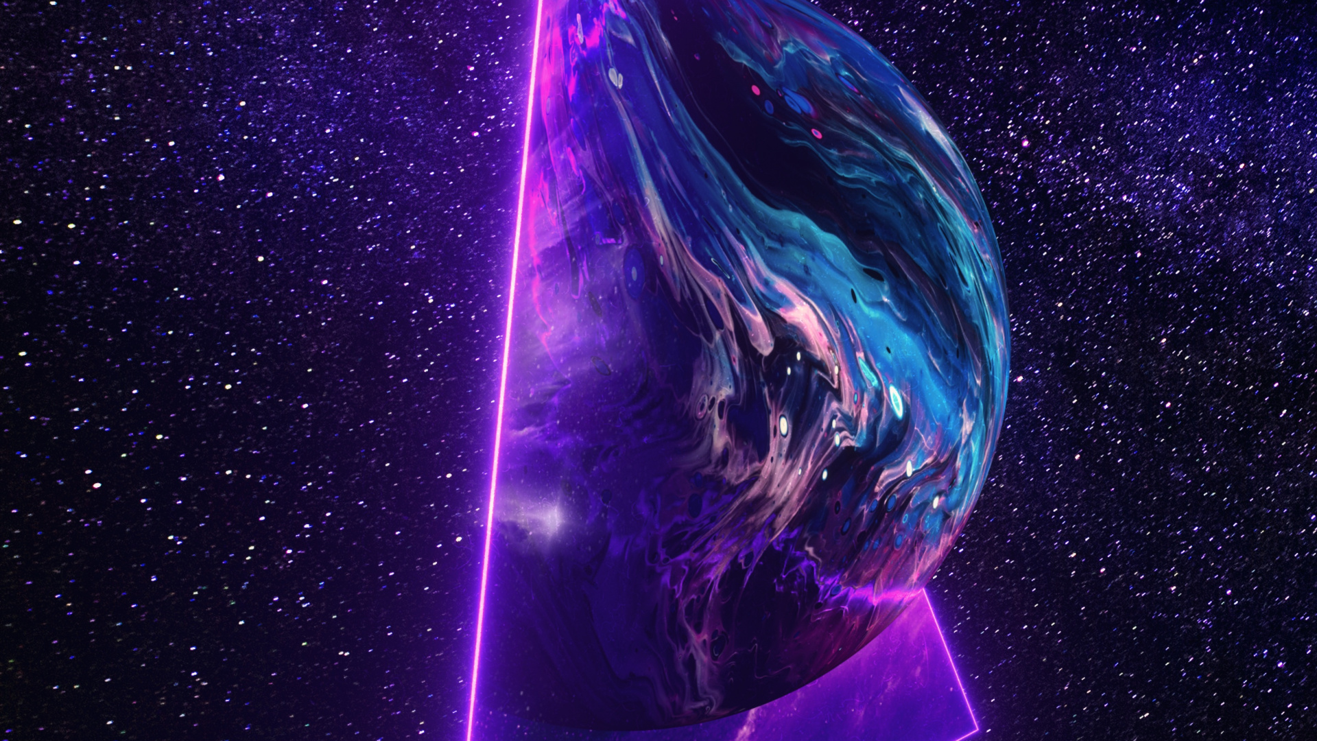 Morado, Objeto Astronómico, Violeta, Arte, Galaxia. Wallpaper in 1920x1080 Resolution