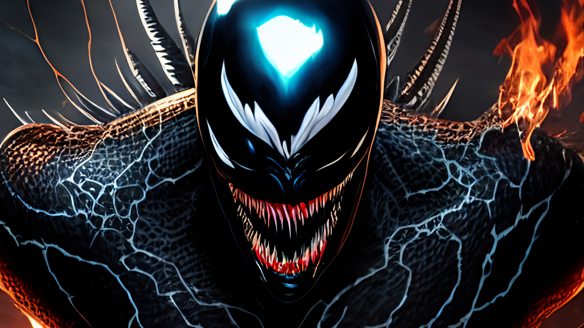 Cartoon, Gas, Art, Electric Blue, Darkness. Wallpaper in 1920x1080 Resolution