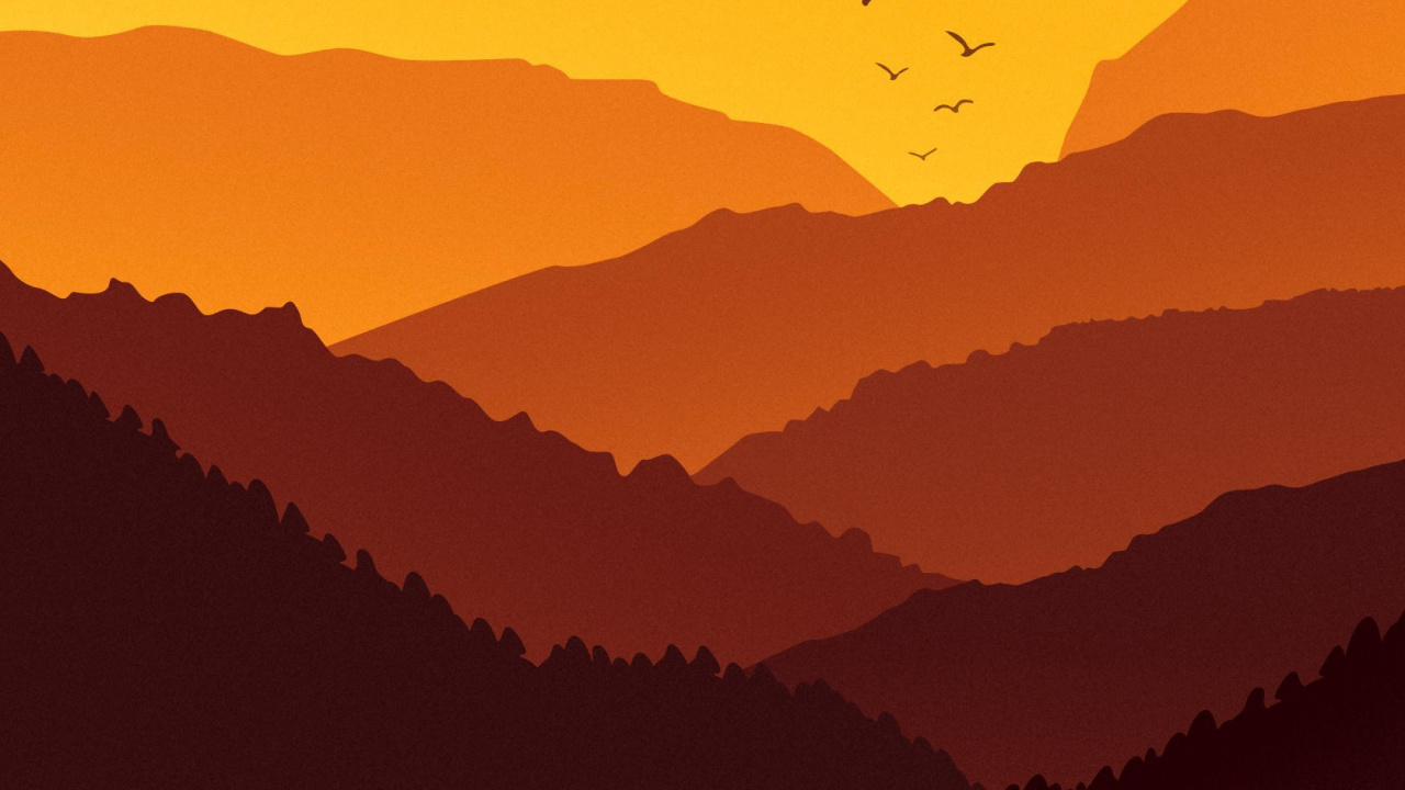 Agua, Montaña, Ambiente, Afterglow, Luz. Wallpaper in 1280x720 Resolution