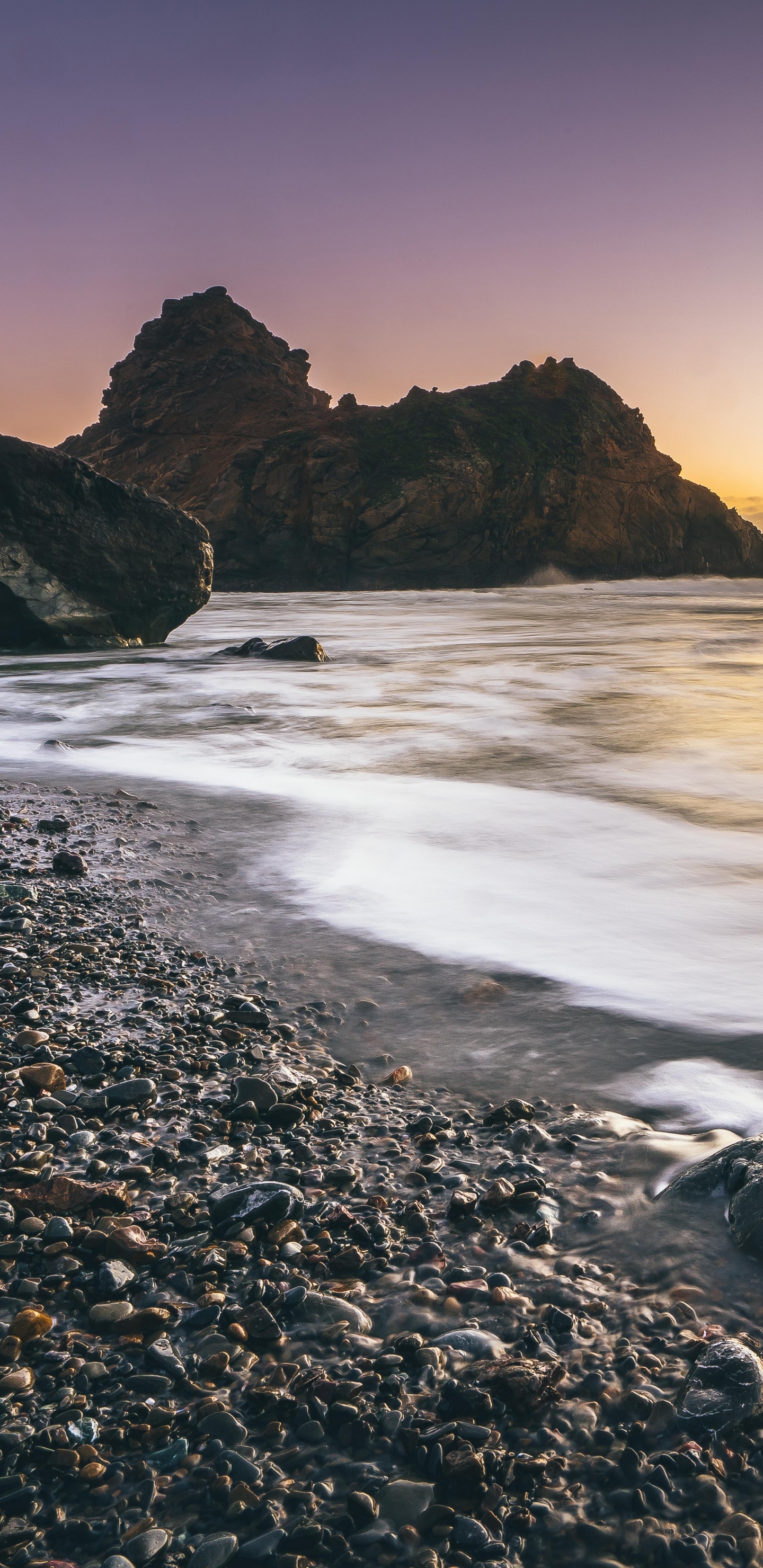 Mer, Rive, Plage, Nature, Côte. Wallpaper in 1440x2960 Resolution