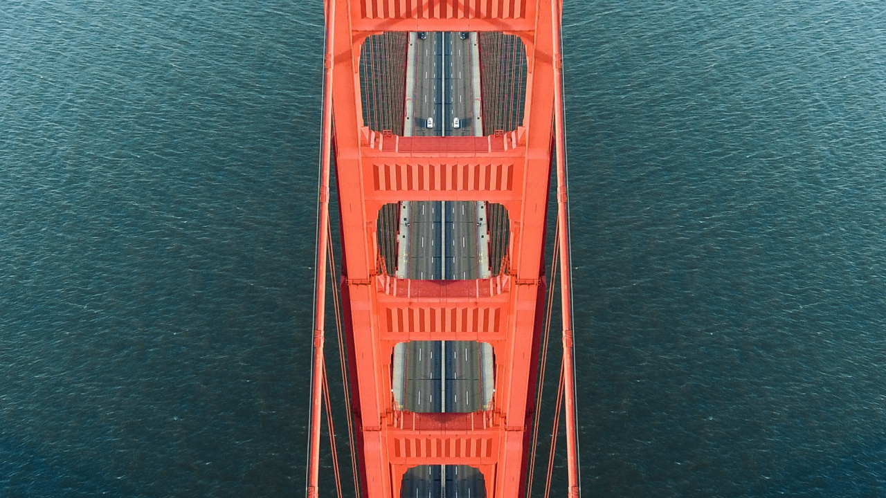 Pont, Golden Gate Bridge, Corps de L'eau, Infrastructure, Voie Navigable. Wallpaper in 1280x720 Resolution