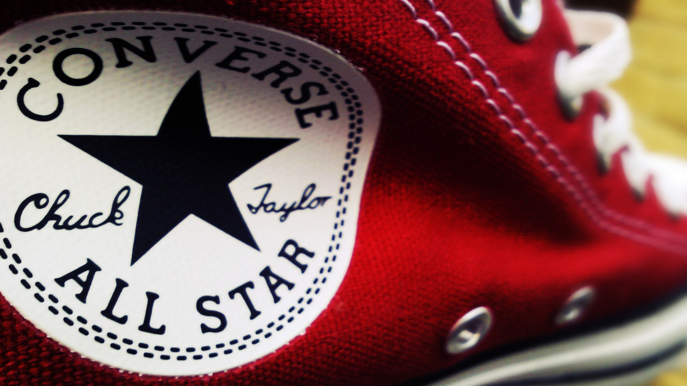 Converse All Star, Converse, Shoe, Chuck Taylor All-Stars, Sneakers. Wallpaper in 1366x768 Resolution