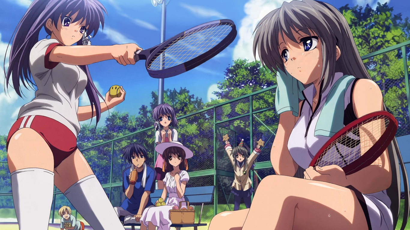 Femme en Personnage D'anime Bikini Blanc et Noir. Wallpaper in 1366x768 Resolution