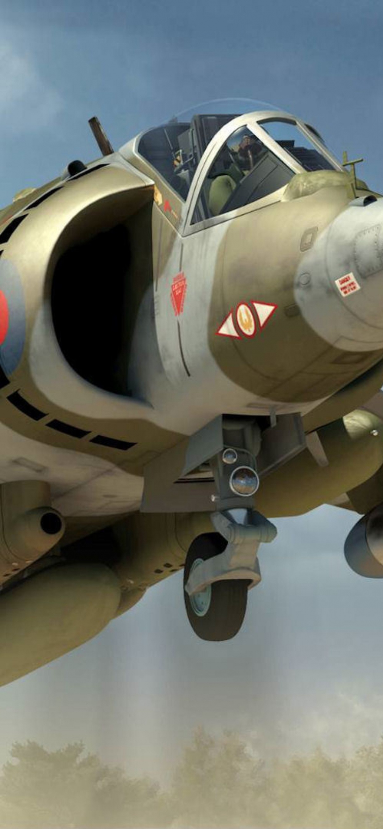 Weißes Und Schwarzes Kampfflugzeug in Der Luft Tagsüber. Wallpaper in 1242x2688 Resolution